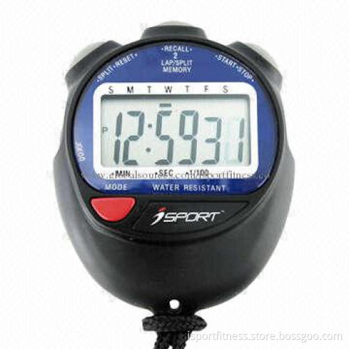 LCD 10-100 Laps Alarm Stopwatch